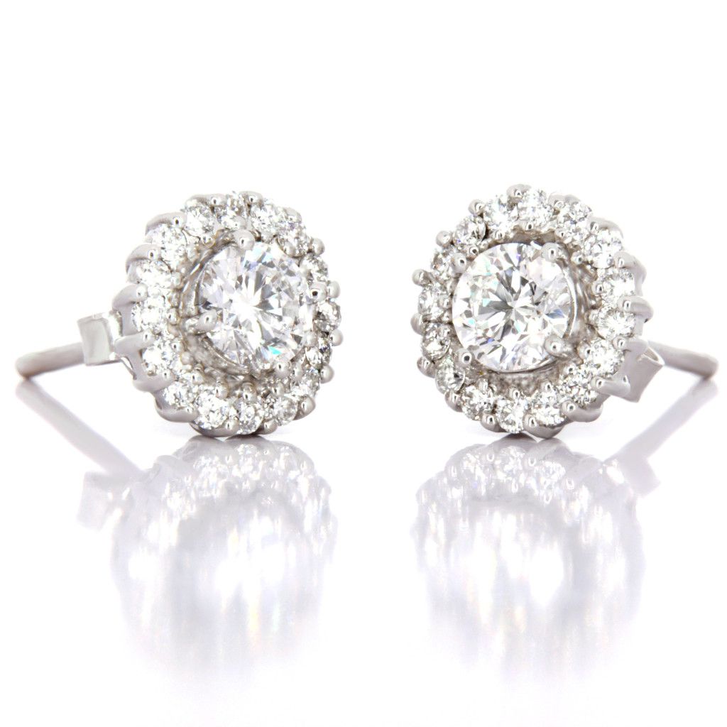 Collezione Taormina Orecchini in oro bianco 18Kt e brillanti