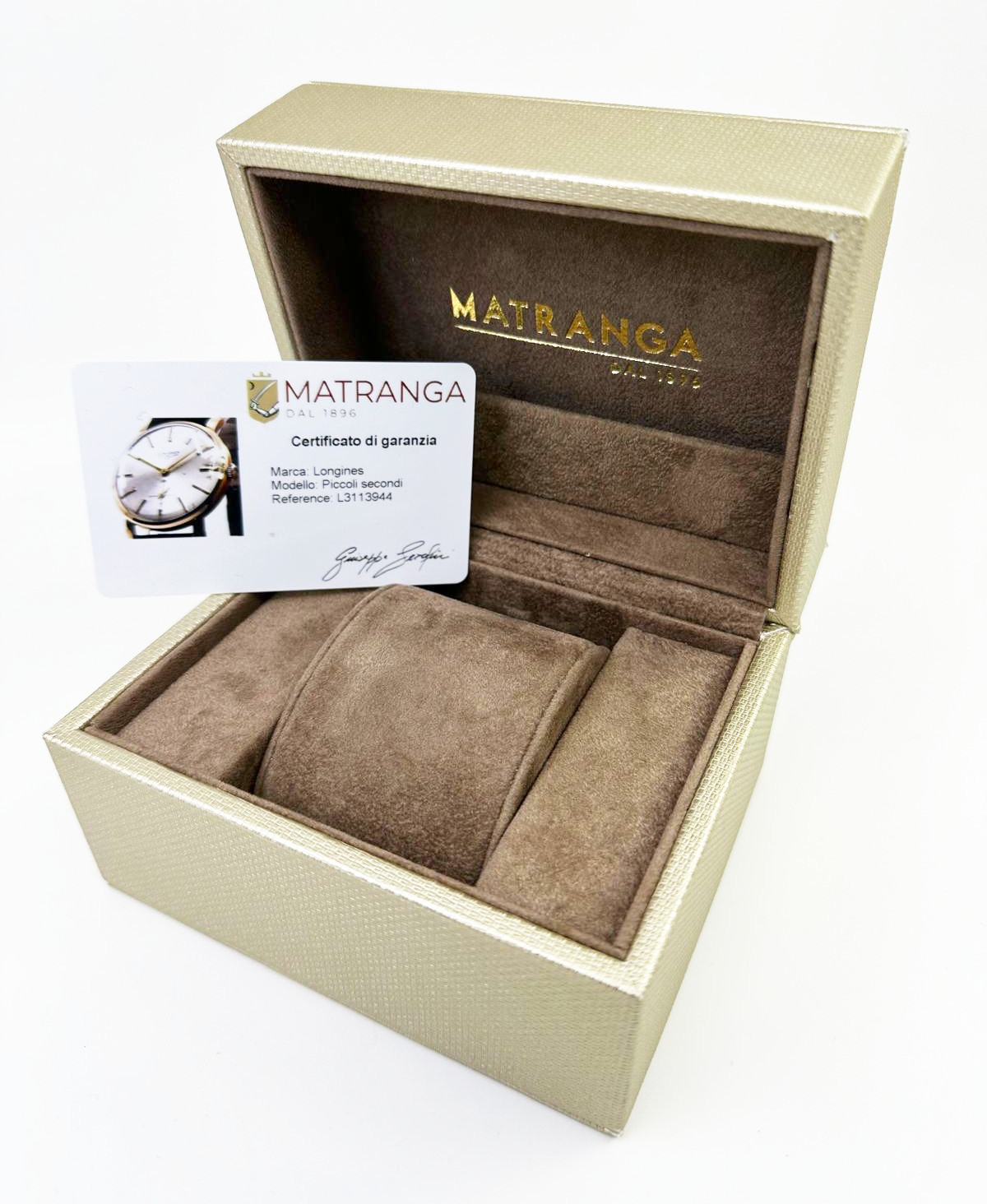 Longines Jumbo yellow gold 18Kt ref:L3113944 - our box and warranty