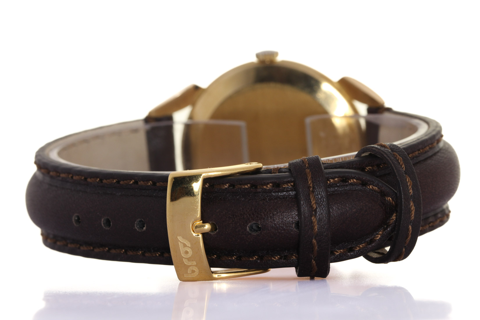 Orologio Philip Watch, Cahux de Fond,  in oro 18kt, con b racciale in oro 18kt non originale, Our Box & Papers, circa 1970, full weight gr. 51,4