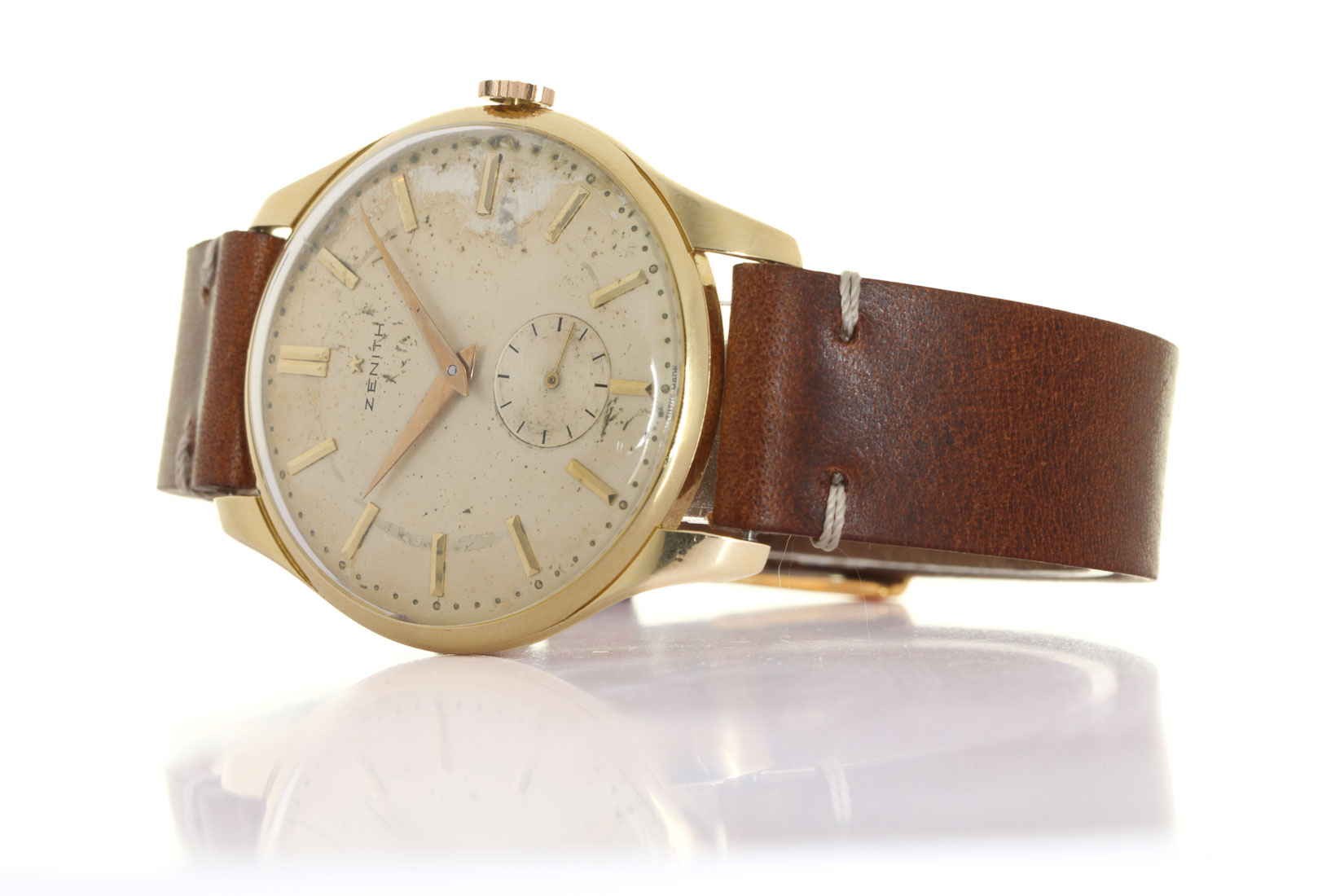 Orologio Zenith Stellino, cassa in oro 18kt gr. 12,3 ad euro 52 grammo 