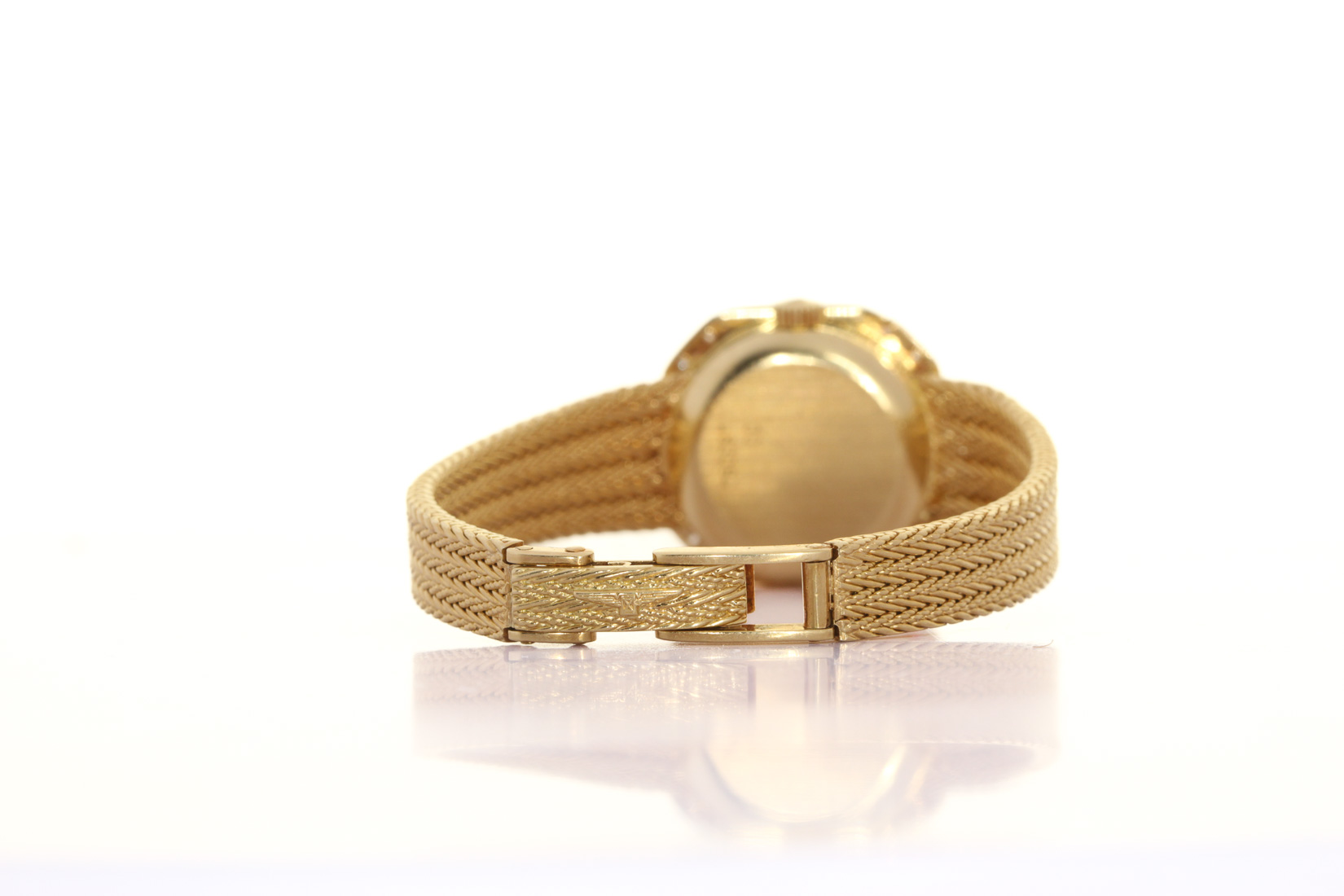 Longines Lady Octagon Diamonds, 18kt Yellow Gold, Factory Bracelet (16 cm), Total Weight 34g, Our Box & Papers