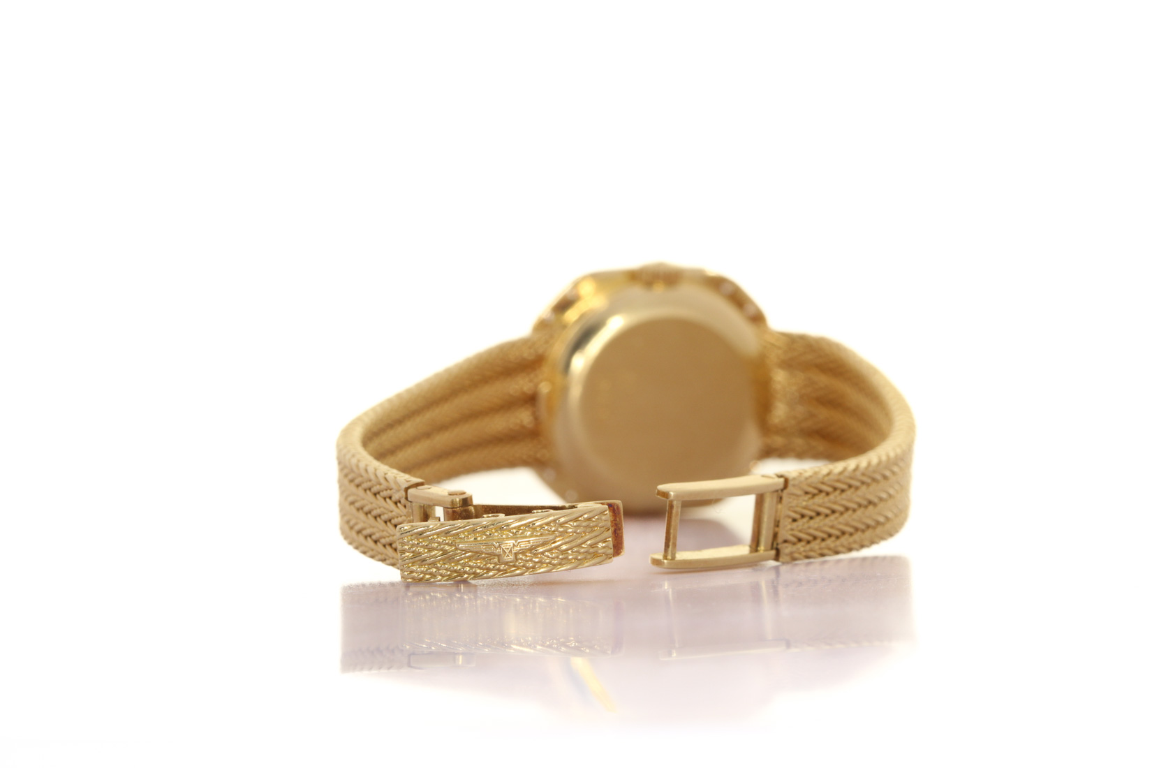 Longines Lady Octagon Diamonds, 18kt Yellow Gold, Factory Bracelet (16 cm), Total Weight 34g, Our Box & Papers