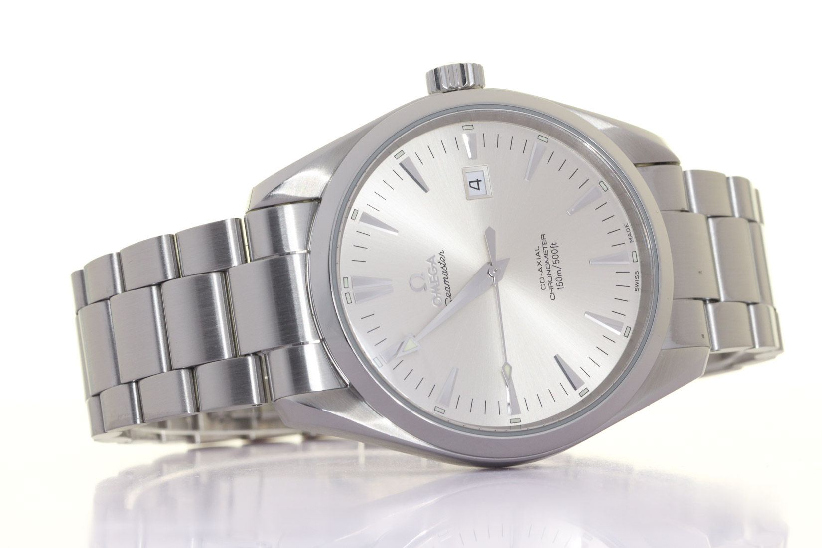 OMEGA SEA MASTER AQUA TERRA BIG SIZE, OMEGA BOX OUR WARRANTY, circa 2005