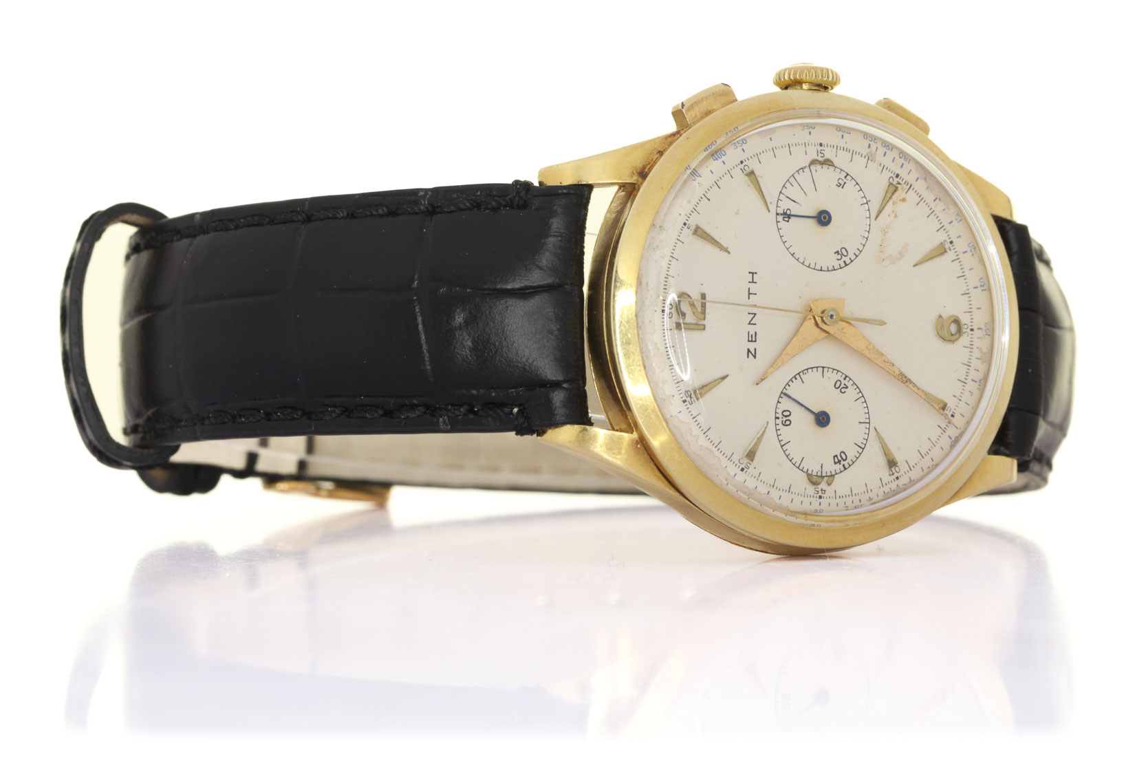 Zenith Chrono 18Kt Yellow gold - ref:16518 - our box and papers