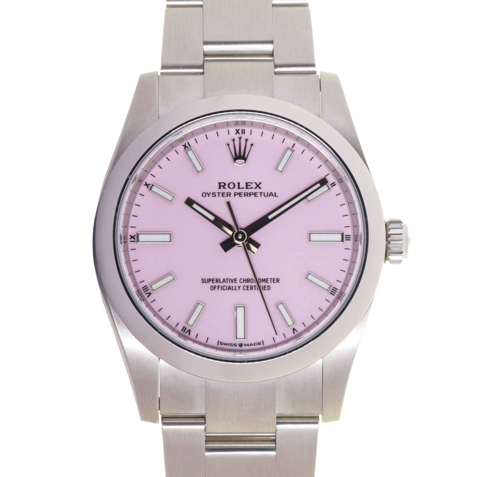 Rolex 124200 Oyster Perpetual Pink Candy, Rolex Box & Papers,  6/2025