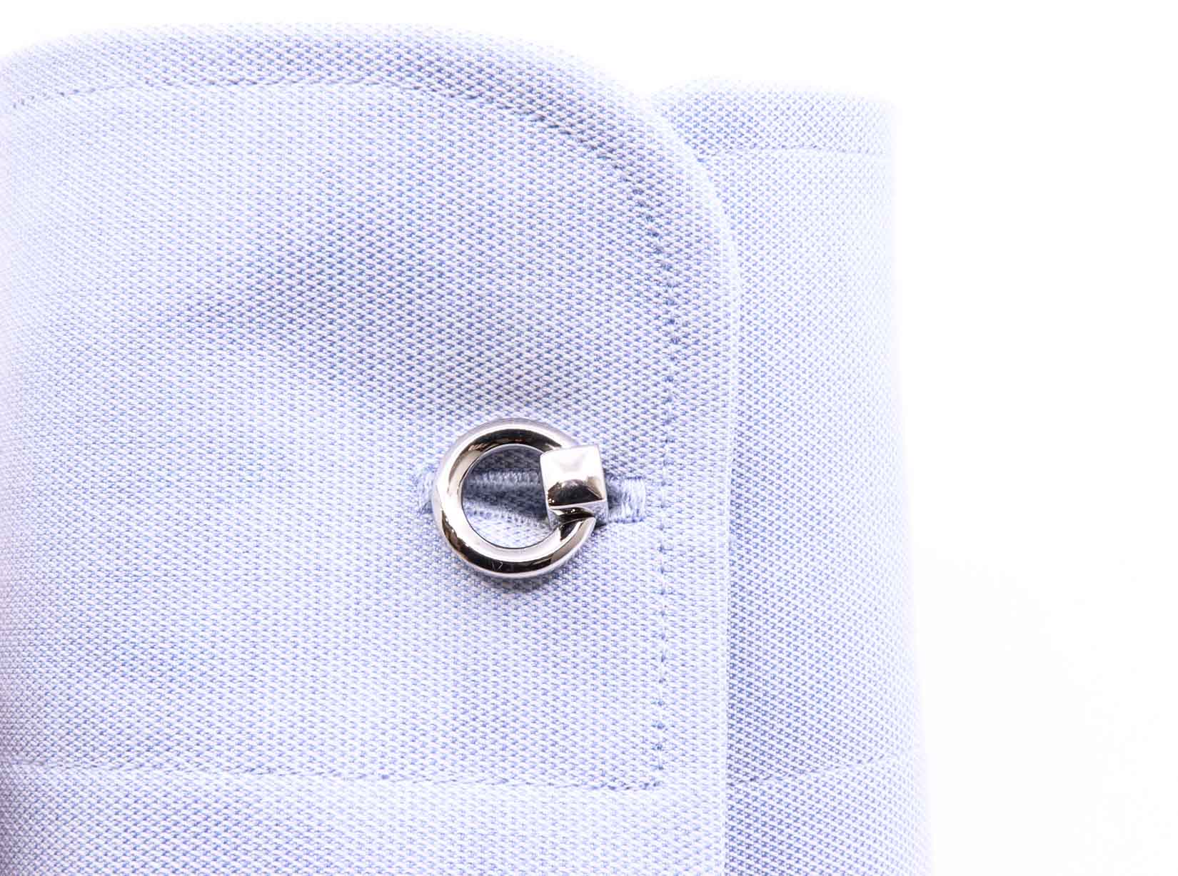 Gemelli in oro bianco 18kt