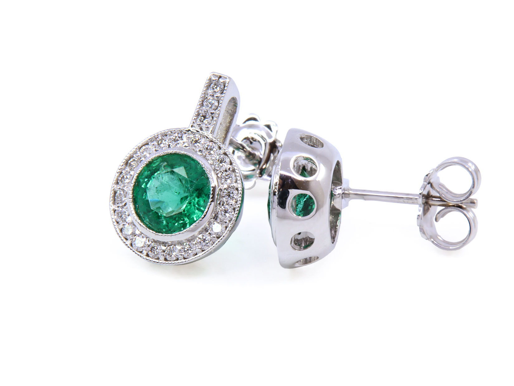 Orec. Smer. Round Zambia Extra No oil, cont. E/F vvs Chann setting