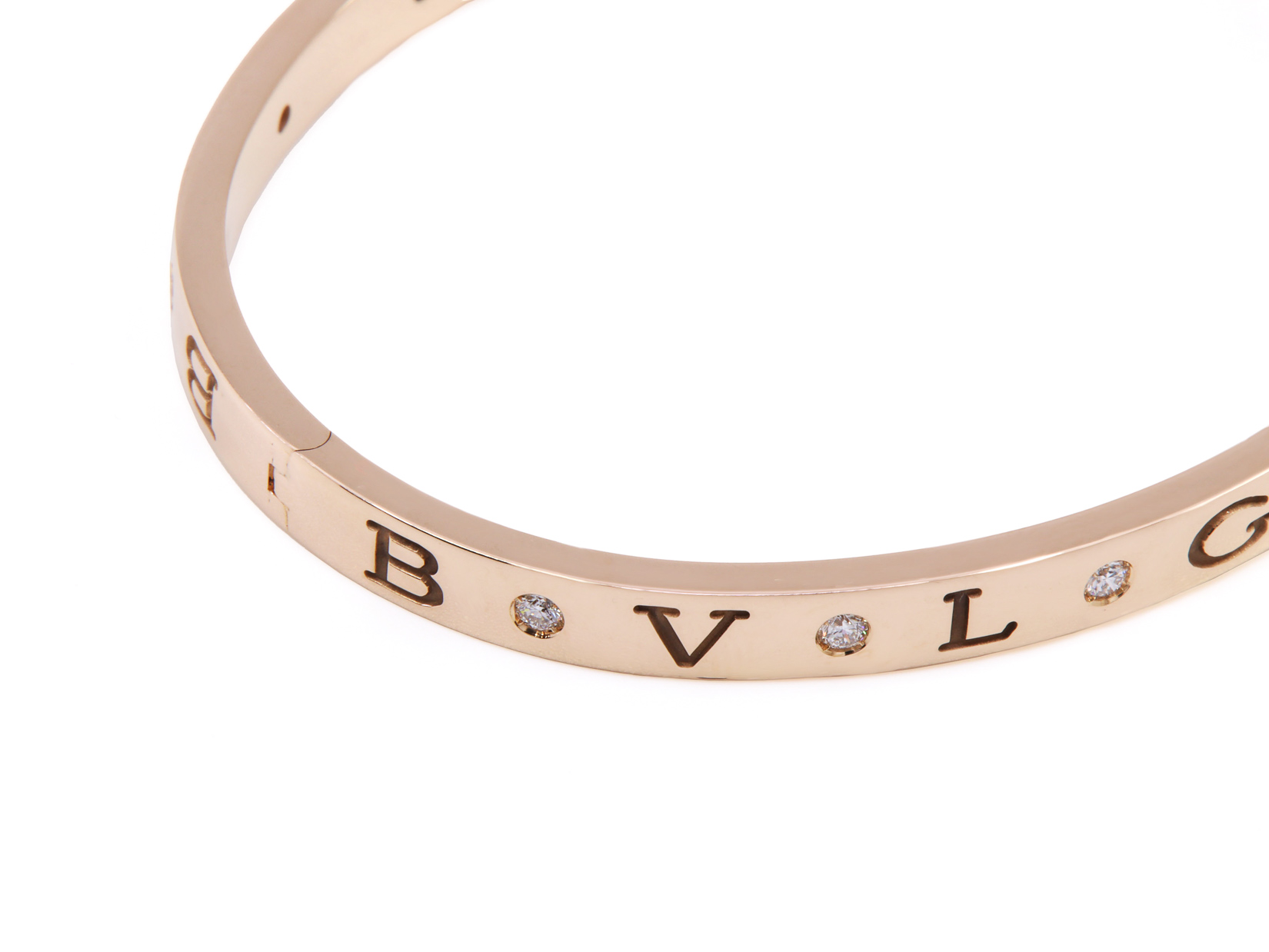 Bracciale in oro Bulgari con brillanti, oro 18kt, gr. 31.5