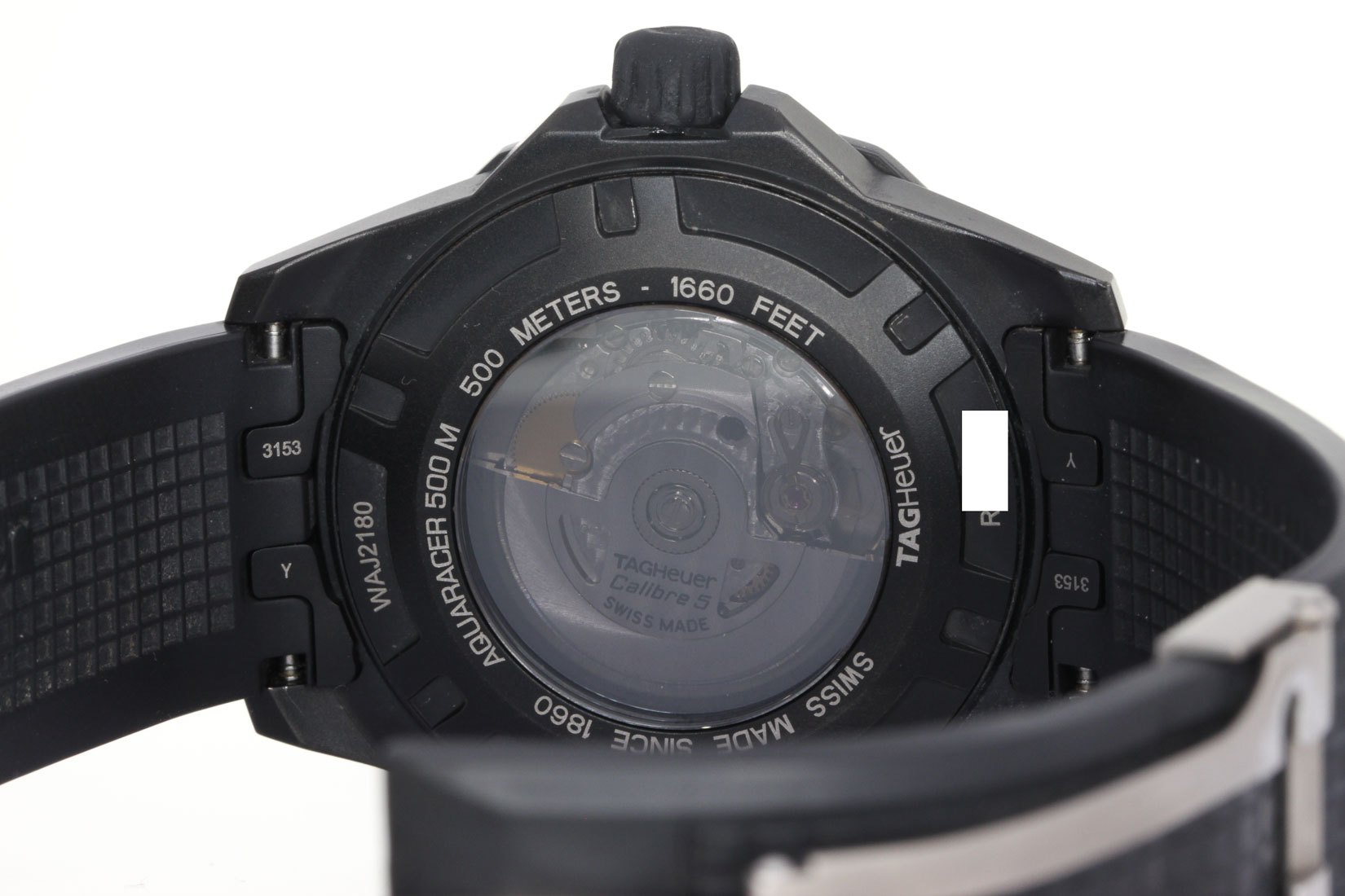 TAG HEUER AQUARACER WAJ2180, PVD LIMITED ED., 500 MT AUTOMATIC, CAUCCIU, 2011, TAG BOX & PAPERS