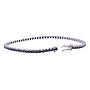 Bracciale tennis - Diamanti neri 4,60ct, oro 18kt. peso totale 11gr