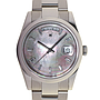 Rolex 118209 Day Date, Mother Of Pearl Diamonds,  18 kt white Gold, Rolex Warranty, Our Box, 09/2005