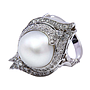 ANELLO PERLA E BRILLS  ,8