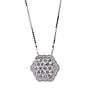 Collana Esagono - Brillanti 1,83ct G-VS, oro 18kt. peso totale 7,6gr.