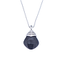Collana - Onice, brillanti 0,55ct. oro 18kt. 