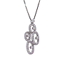 Collana - Brillante 0,25ct. G-VS1, oro 18kt. peso totale 5,5gr