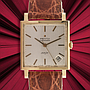 Zenith Gold 18kt (net 15,9gr) Carrè 30 x 30mm, automatic cal. 408,  approx 1970