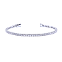 Bracciale tennis brillanti 0.65ct oro bianco 18kt gr5.86